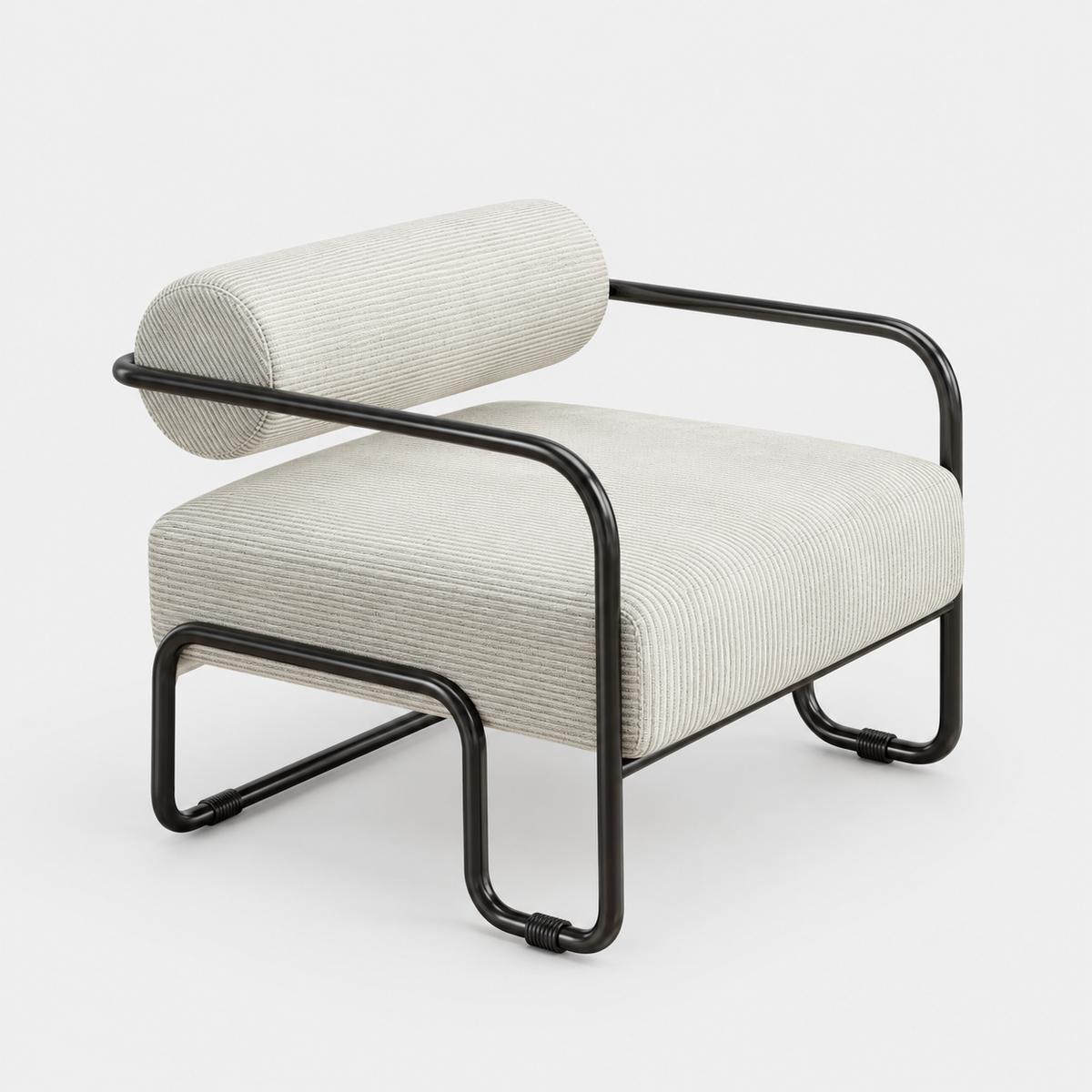 Fauteuil velours côtelé Lisbonne